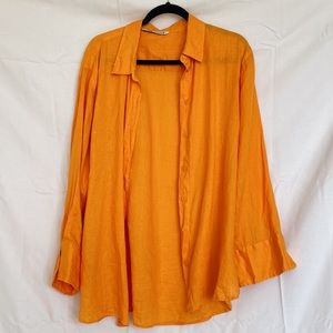 Zara Linen Button Down